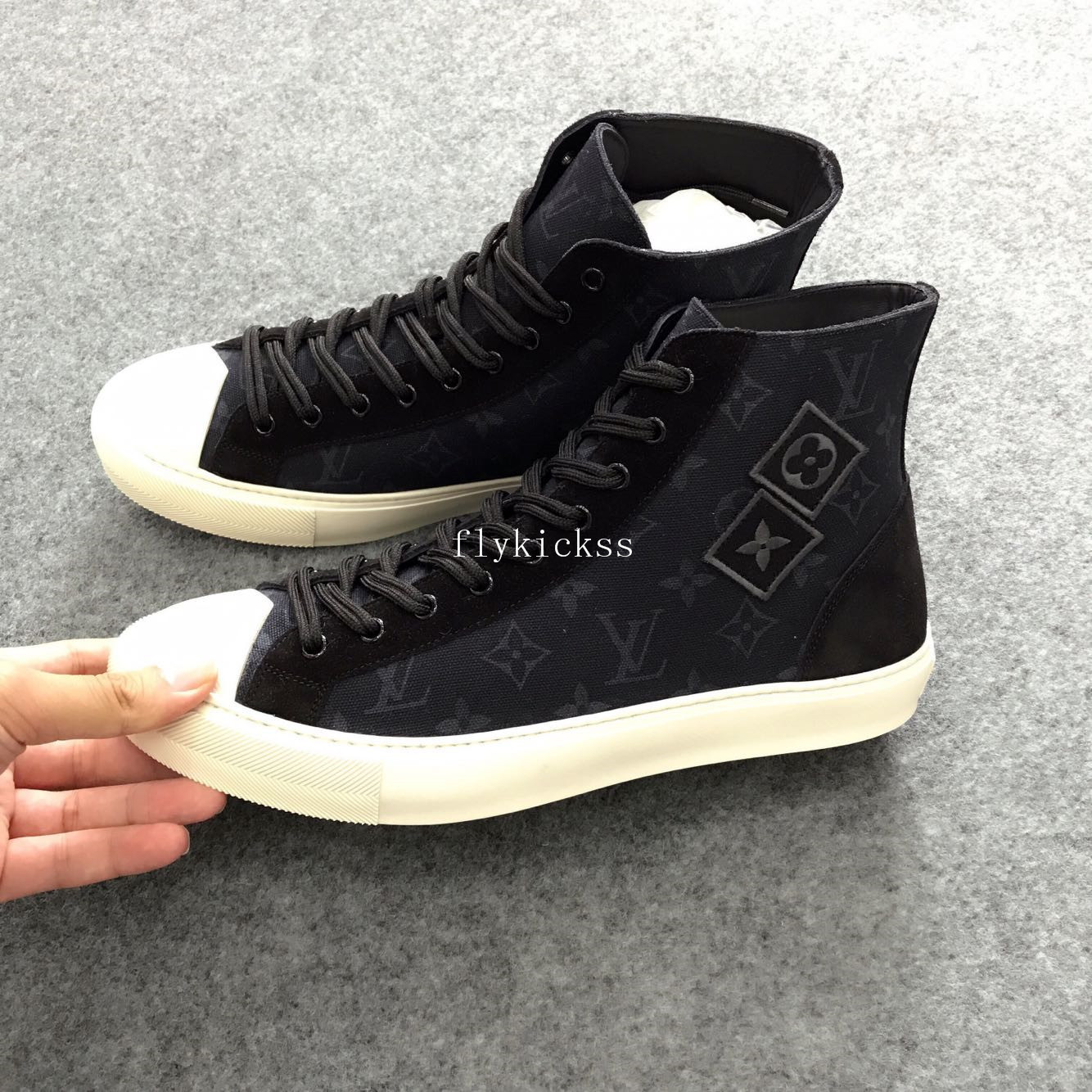 LV X Fragment High Top Shoes